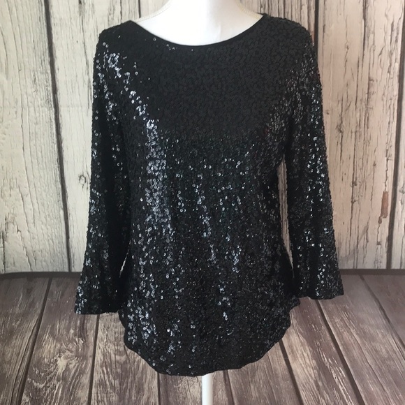 J. Crew Factory Tops - J.Crew Factory Sequin Top size XL